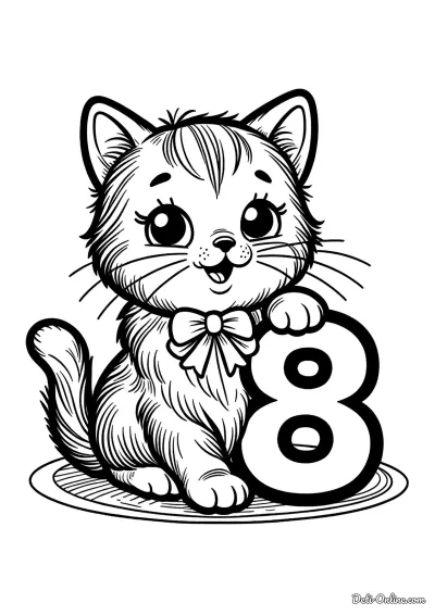 Котик к 8 марта