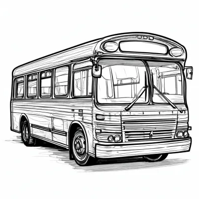 Школьный автобус с дворниками