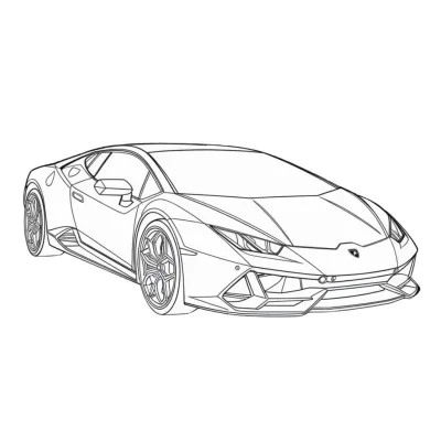 Суперкар lamborghini huracan