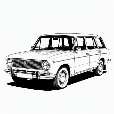 Советский автомобиль универсал ваз