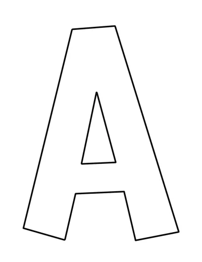 Буквы А