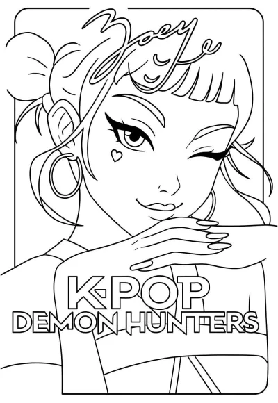 Zoey из K-Pop Demon Hunters