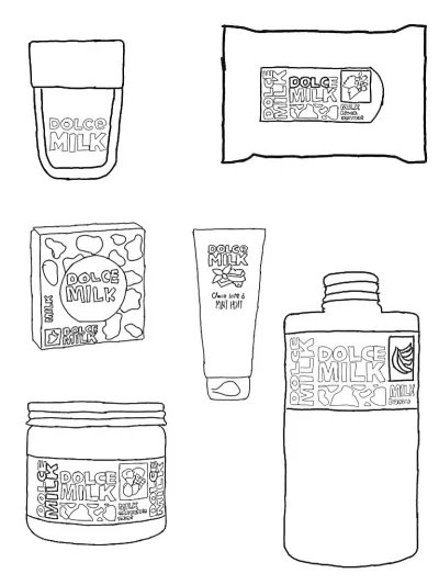 Косметика Dolce Milk с бананом
