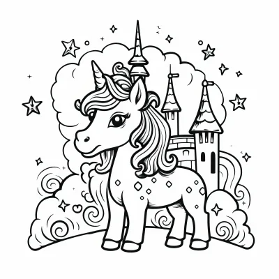 Единорог у замка