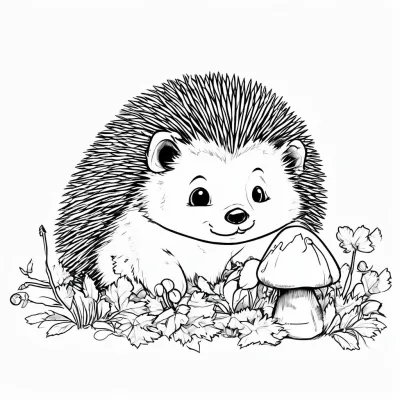 Ежик в лесу
