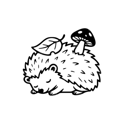 Ежик в лесу