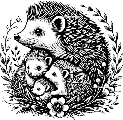 Ежик в лесу