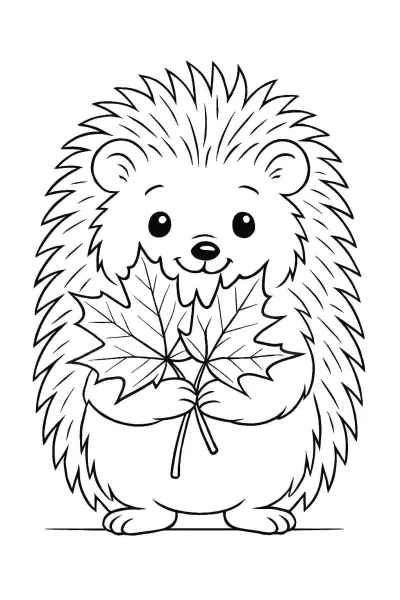 Осенний ёжик