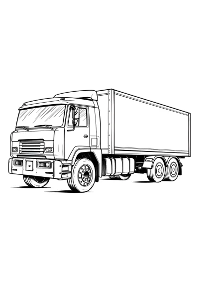Грузовой автомобиль с прицепом