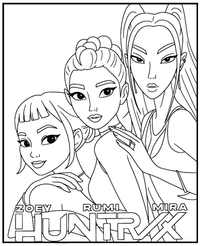 K-pop: demon hunters с надписью