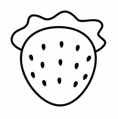 Спелая клубника с семечками
