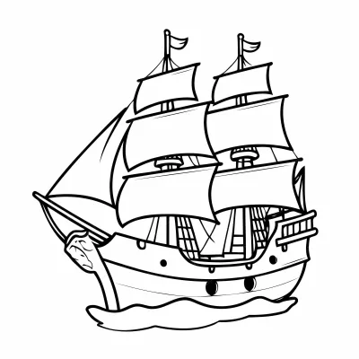 Пиратский корабль