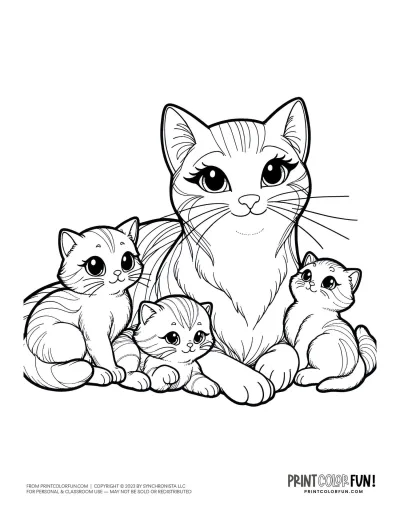 Кошачья семья