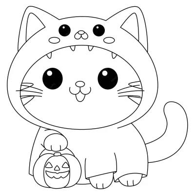 Hello Kitty на Хэллоуин