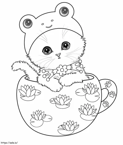 Котик в кружке