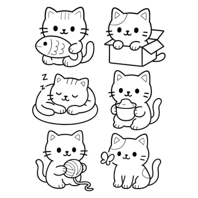 Милые маленькие котики