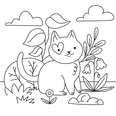 Весенний котик