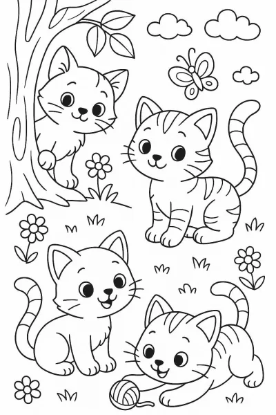 Маленький котёнок