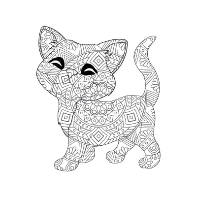 Котенок с закрытыми глазами