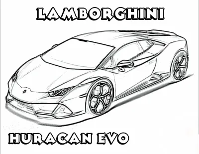 Lamborghini huracan evo в три четверти