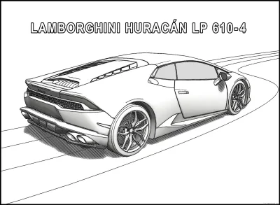 Спортивный автомобиль Lamborghini Huracán на дороге