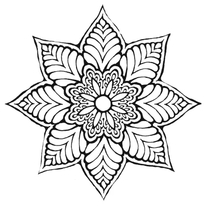 Цветочная мандала
