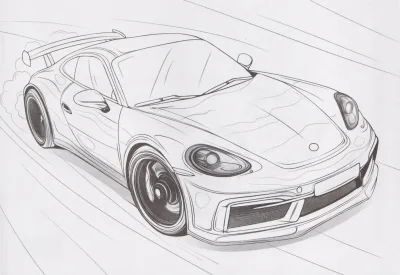 Спортивная машина Porsche