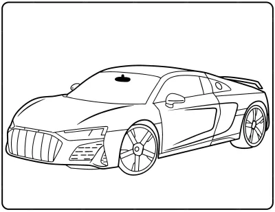 Спортивный автомобиль ауди р8
