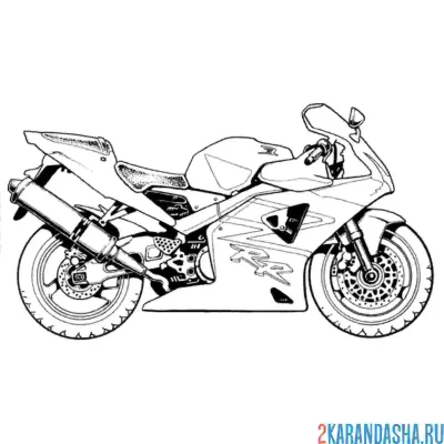 Спортивный мотоцикл Honda