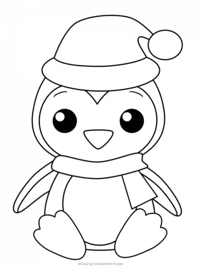 Новогодний пингвинёнок