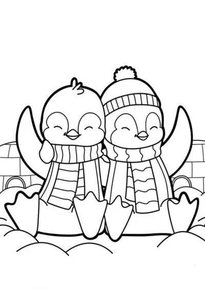 Новогодний пингвинёнок Лоло