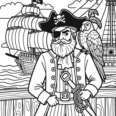 Пиратский корабль карибского моря