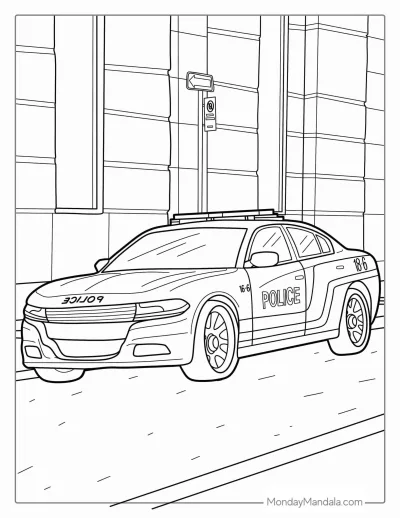Американский полицейский автомобиль
