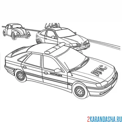 Полицейская машина