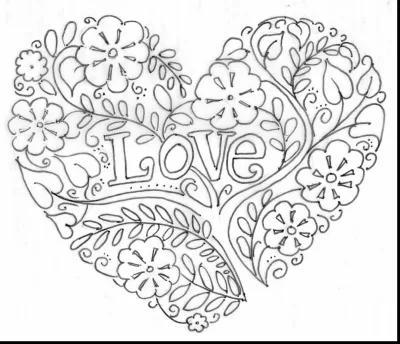 Сердце с надписью love