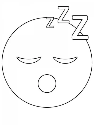 Спящий смайлик zzz