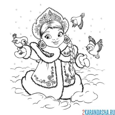 Новогодняя Снегурочка