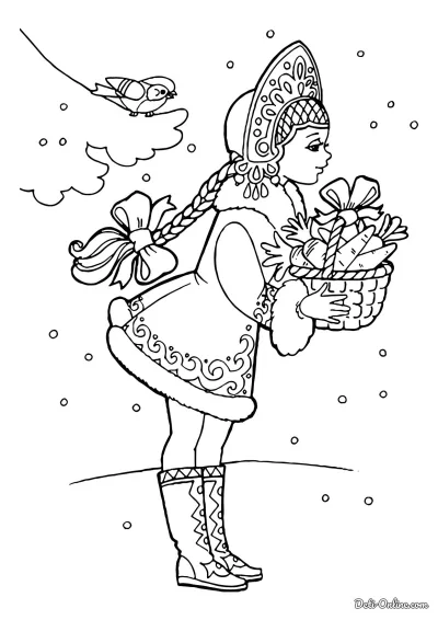 Новогодняя Снегурочка