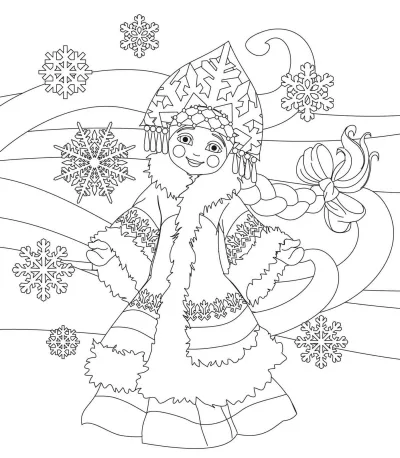 Новогодняя Снегурочка