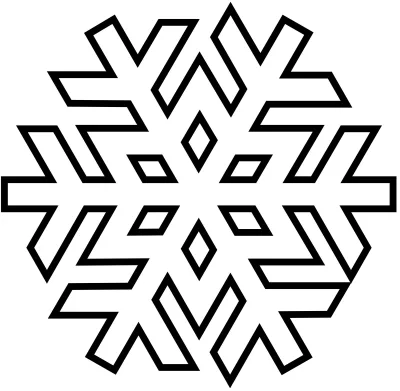 Новогодняя снежинка