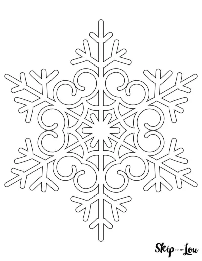 Новогодняя снежинка-вытынанка