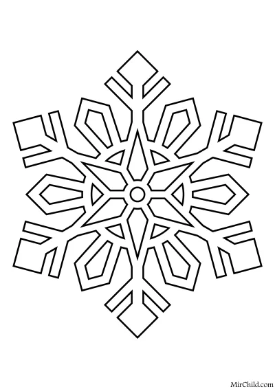 Новогодняя снежинка