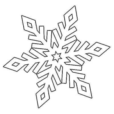 Новогодняя снежинка