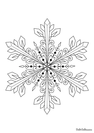 Новогодняя снежинка