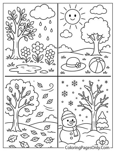 Времена года весна