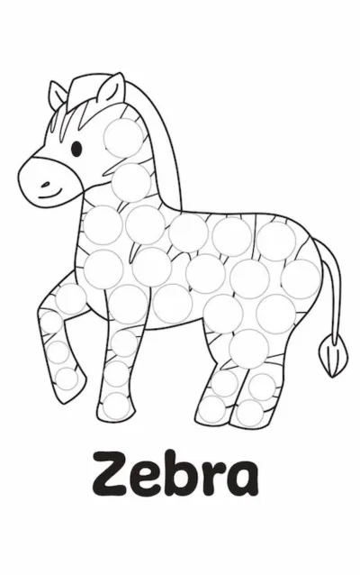 Игривая зебра