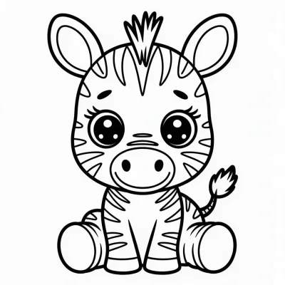 Милая зебра