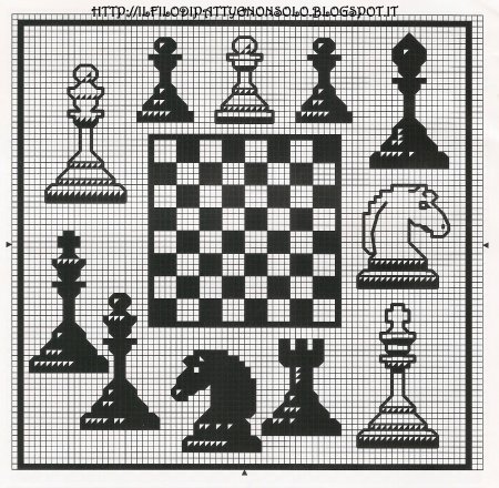 Шахматные фигуры схема