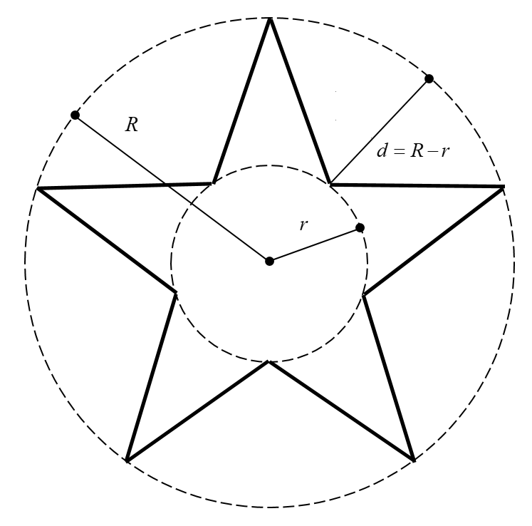 Как нарисовать шестиугольную звезду