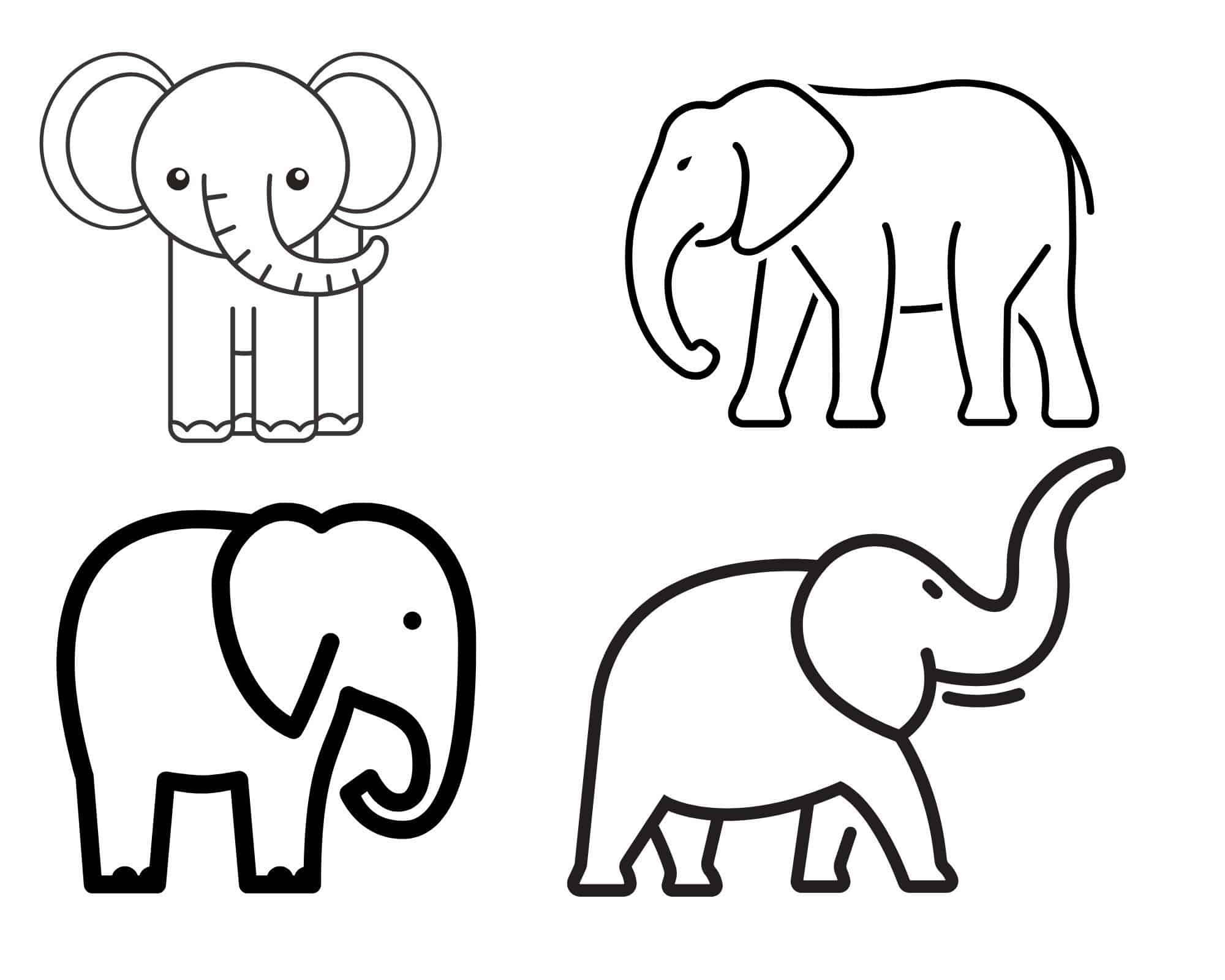 Рисование слона в подготовительной группе